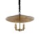 Ceiling light "Shindler" Bronze 4x40W, E27, 76x76x49 cm