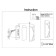 Street wall lamp ST LUCE. SL076.411.01. Agio. 2x60 watts, E27, 13x41 cm, black color
