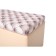 Puff Print 700x380x430 velor light-beige, light lilac/eco-leather beige