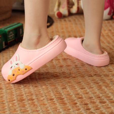 Baby slippers, size 30-31, pink color-1