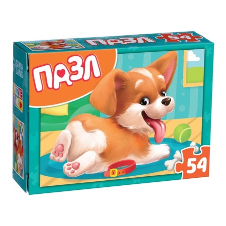 Puzzle children's "puppy", 54 elements