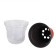 Pot for seedlings with a lid, 250 ml, d = 9.5 × 15 cm, (packing 5 pcs.) Greengo