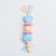 Premium chewing pier toy on a rope, 5 elements, thermoplastic rubber, mix