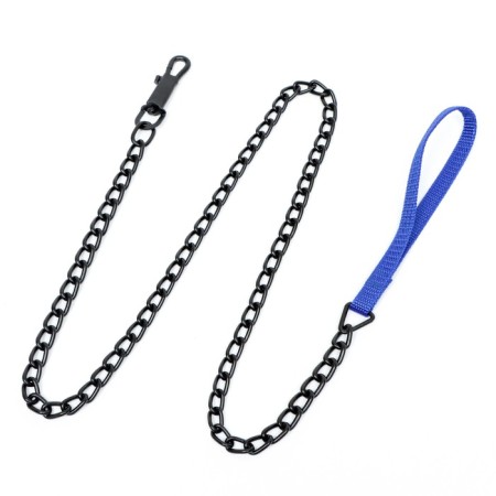 Metal leash, 120 cm x 3 mm, black-1