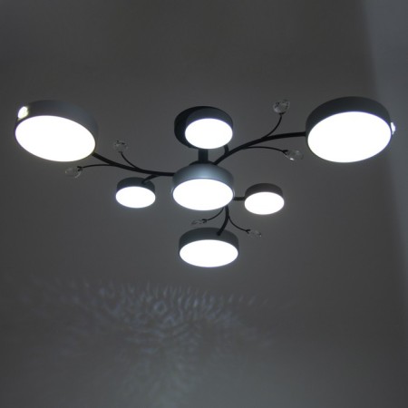 Hunter chandelier 7XLED 132W 3000-6000K Gray 76x76x21 cm Bayerlux-4