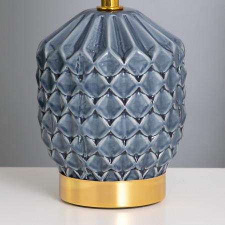 Bernard desktop lamp 1x40W E14 blue 15x15x30cm-3
