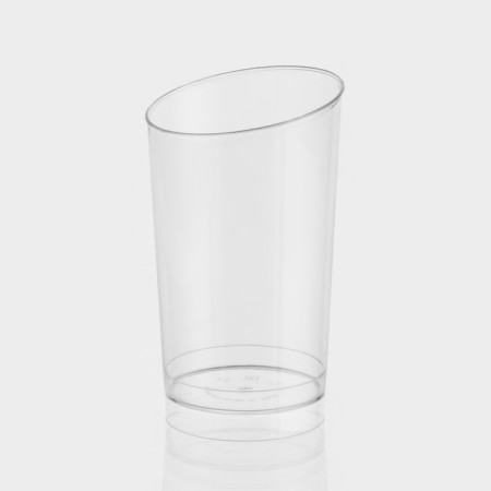 A glass of plastic disposable “conical extra”, 150 ml, transparent-5