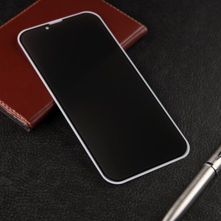 Protective glass for the iPhone 13 Pro Max/14 Plus, Antishpion, 9h, 0.33 mm, black frame