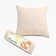 Pillow 50x70cm, ivory, Fayber, microfiber, 100% polyester