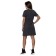 Women's tunic with short sleeve, size 44, dark gray color