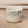 Tea couple ceramic "leaves", 200 ml, white color