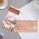 Money envelope "Happy Birthday!" Book, brown tone, 17x8.8 cm