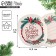 Schildik decorative for the gift "Winter Tale", 6.5 x 7.6 cm, New Year