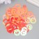 Sequins "Circle in the ring" bright pink set 30 grams d = 2 cm