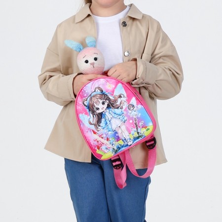 Baby backpack on lightning, "chosen", pink color-6