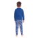 Pajamas for a boy (longshille/pants), blue color/dragon, height 122 cm