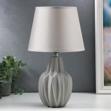 Table lamp 21197/1 E14 40W gray 22x22x35 cm Risalux
