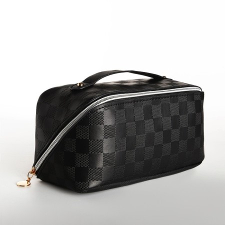 Cosmetic bag-sulf on lightning, black color