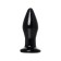 Sexus Glass Viber Vibrovalok, Glass, Black, 10.5 cm