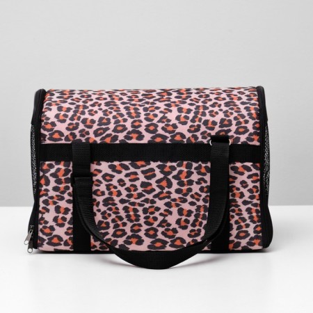 Bag - animal transportation, folding, nylon, 43 x 26 x 28 cm, mix of colors-2