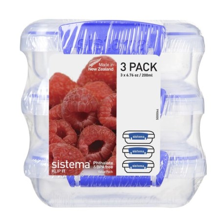 Sistema containers set, 3 pcs. x 200 ml-1
