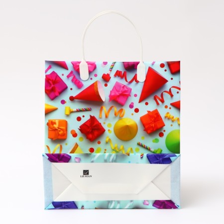 New Year. New Year's package "Holiday" Soft plastic 26 x 23 cm.-1