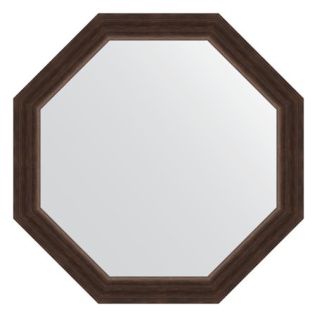 Mirror in the baguette frame, rosewood 62 mm, 66x66 cm