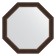 Mirror in the baguette frame, rosewood 62 mm, 66x66 cm