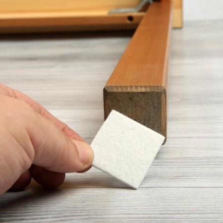 Furniture pad Tundra, 85 x 85 mm, square, white, 2 pcs.-10