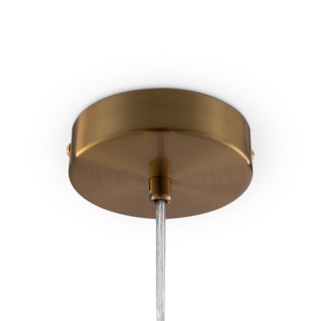 Suspended lamp Freya Fr5372PL-02BS EVIDENCE, 220x220x1500 mm, G9, 2x40W, brass color-5