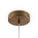 Suspended lamp Freya Fr5372PL-02BS EVIDENCE, 220x220x1500 mm, G9, 2x40W, brass color