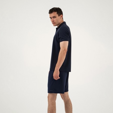 T -shirt Polo Male Sports, size M (48), blue color-3