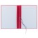 Folder "Graduation Qualification Work" Bumvinyl, scallops/cassation, without paper, red color (capacity up to 300 sheets)