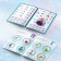 A set of teaching books "Learning to read with Elsa and Anna", 6 pcs. 24 p., A5, cold heart