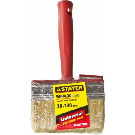 Brush Maclovice Stayer Universal 01824-10, light bristles, plastic case, 3x10 cm-3