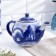 Teapot "Shar", plot, gzhel