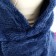 Akula overalls with a hood, size S (DS 25 cm, OG 35 cm, Osh 25 cm), blue
