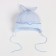 Children's hat, blue color, size 44-46