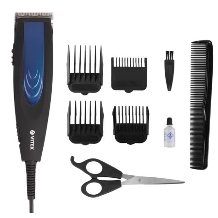 Vitek VT-2576 BK, 5.5 watts, 4 nozzles, from the network, black and blue