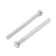 Tundra bolt, with a hexagonal head, galvanized, Din933, M6x80 mm, 2 pcs
