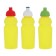 Bicycle bottle, 400 ml, with a drinker, 18 x 6.2 x 6.2 cm, yellow
