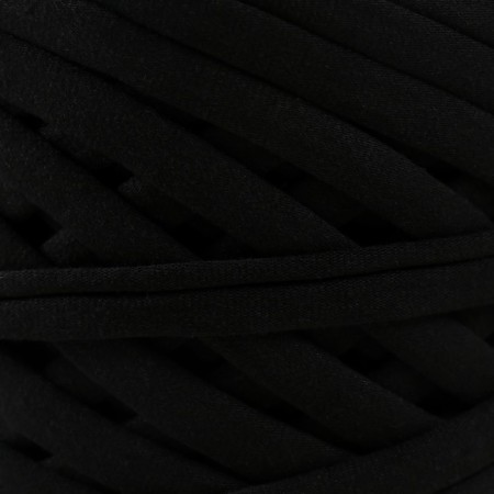 Knitted yarn, width 7-9 mm, 100m/295 gr ± 10% (47 - black)-2
