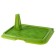 The toilet is multifunctional (under a diaper, with a removable grid), 49x36.5x4 cm, green