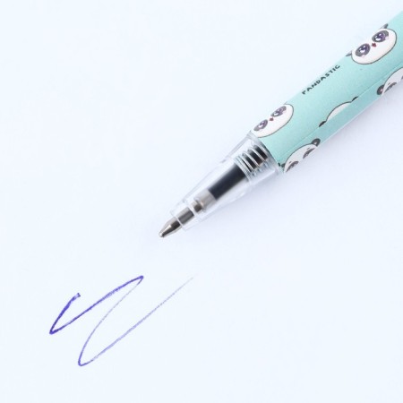 Handle Ball Blue Paste Mini Automatic "Pandastik"-5