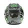 The helmet integral with two visors, size M (57-58), BLD-M67E model, black and green