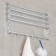Fighting shelf with moving hooks Accoona A141, 57 × 30 cm, color chromium
