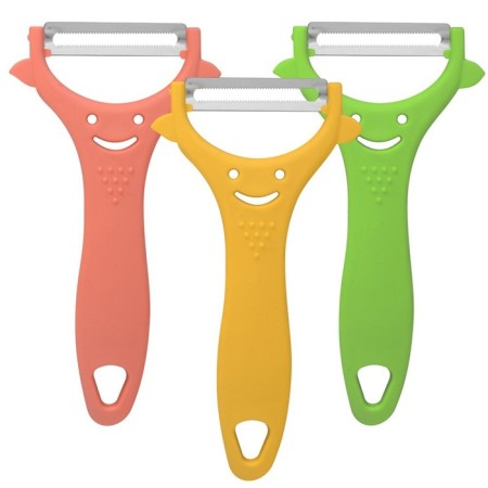 Vegetable cleaner "Smile-econ", 14x7 cm, mix-1