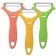Vegetable cleaner "Smile-econ", 14x7 cm, mix