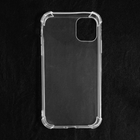 Luazon case for iPhone 11, silicone, anti -suggestion, transparent-1