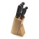 Set of Atlantis knives, 6 items, black color